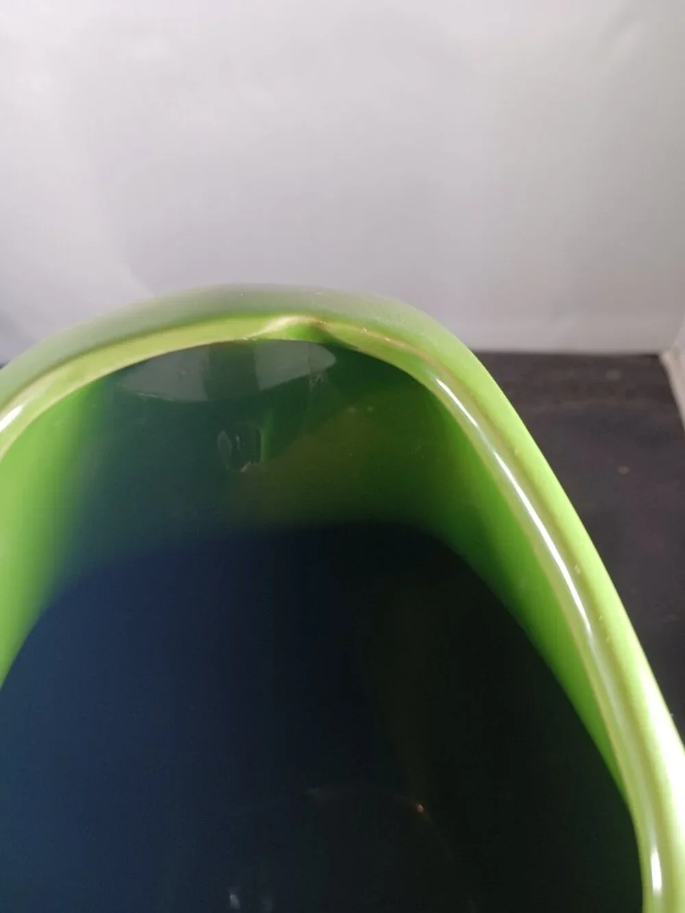Fiestaware Green Disc Large Pitcher Homer Laughlin